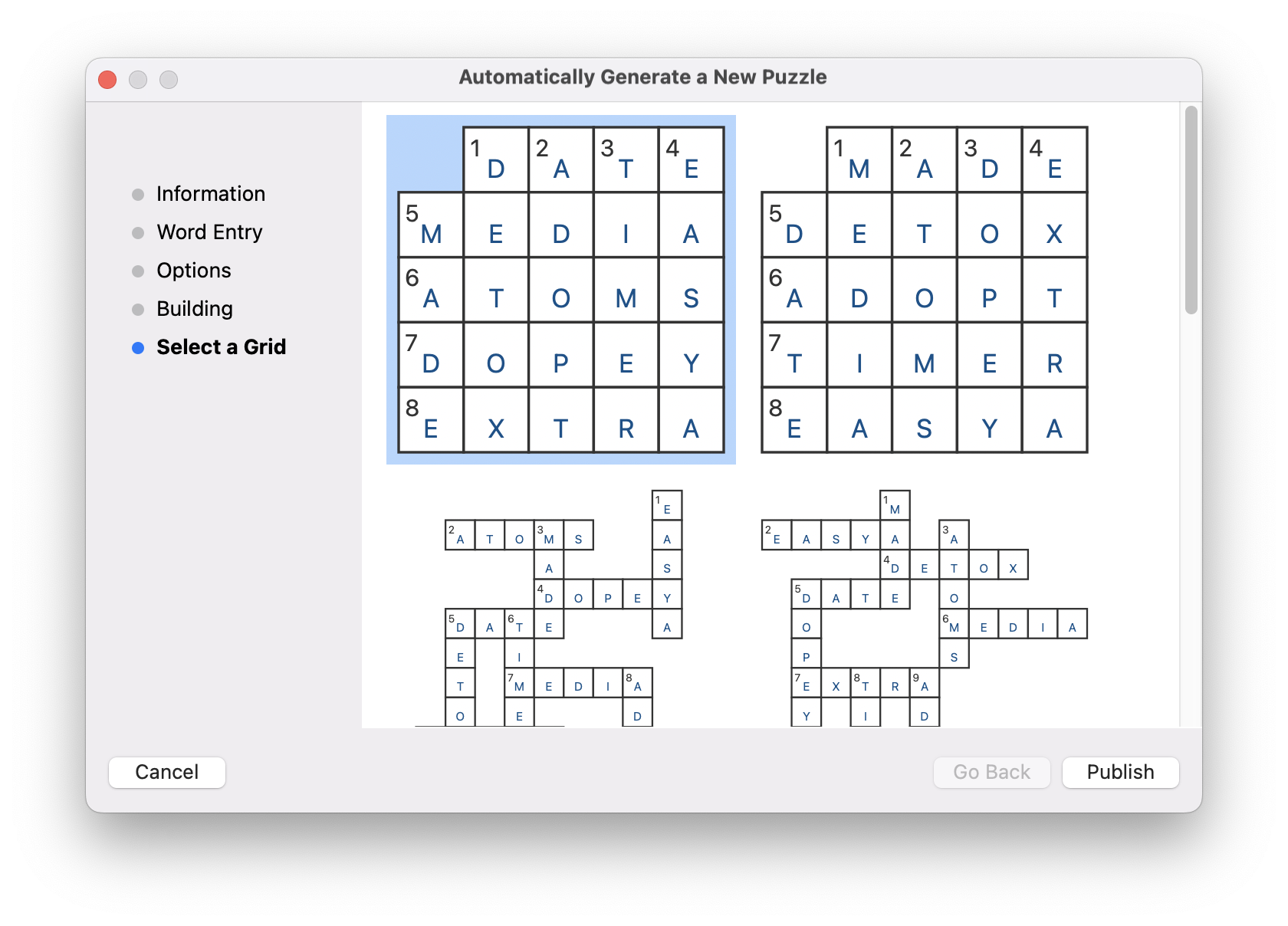 Crossword Studio screenshot