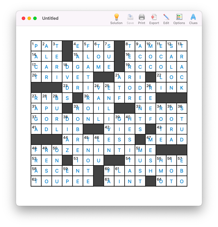 Crossword Studio screenshot