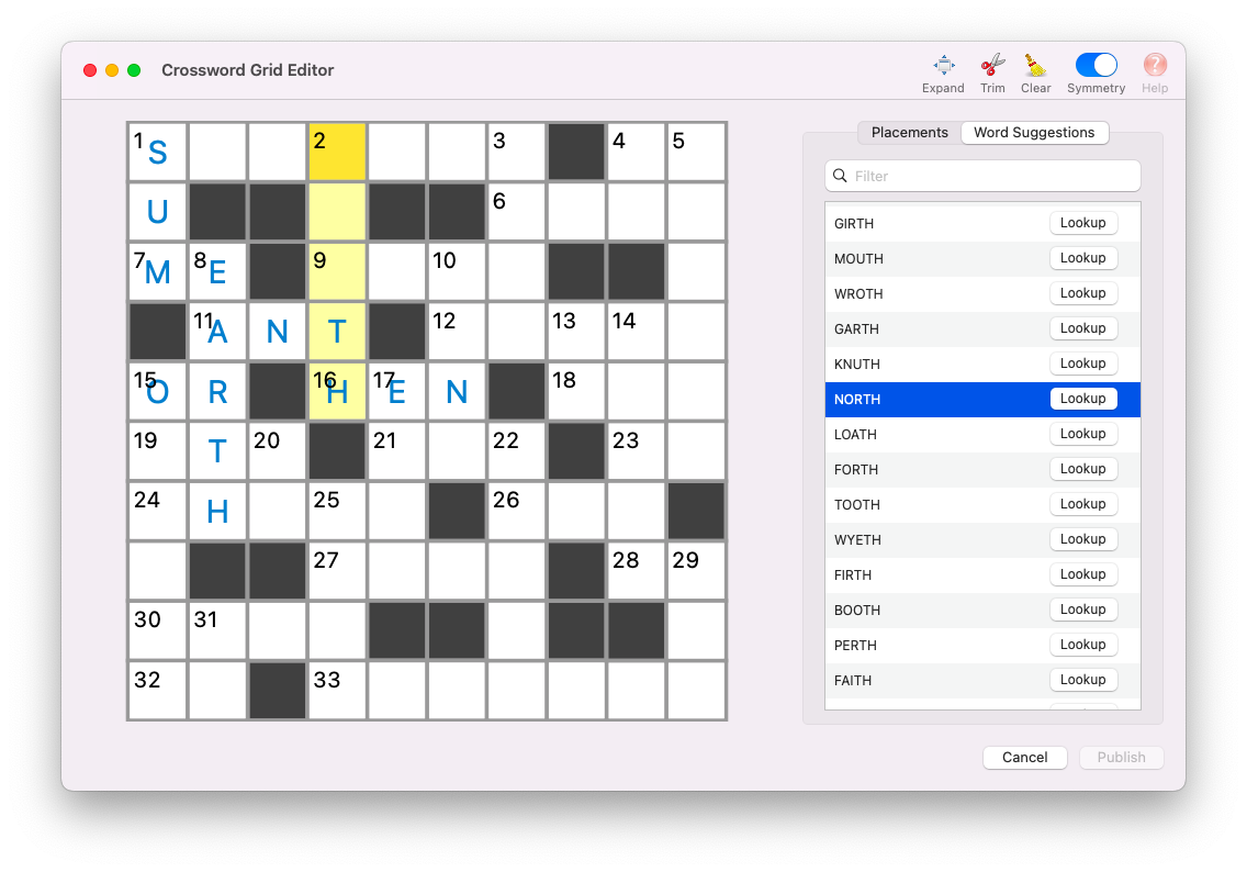 Crossword Studio screenshot